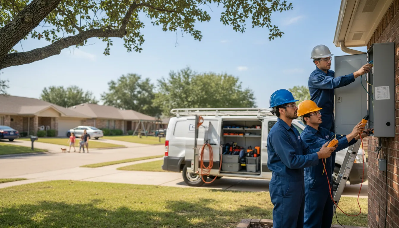 Certified electrician providing emergency electrical services in Lakewood, CA
